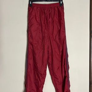 Boys 14-16 Red Drawstring Wind Pants